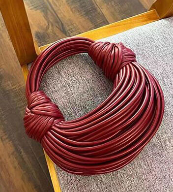 Bottega-Veneta-Double-Knot-Bag-red